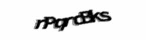 Security check image, please type the characters shown