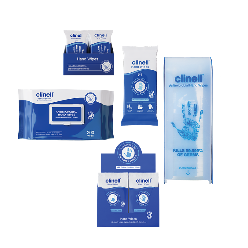 Antimicrobial Hand Wipes Range Image