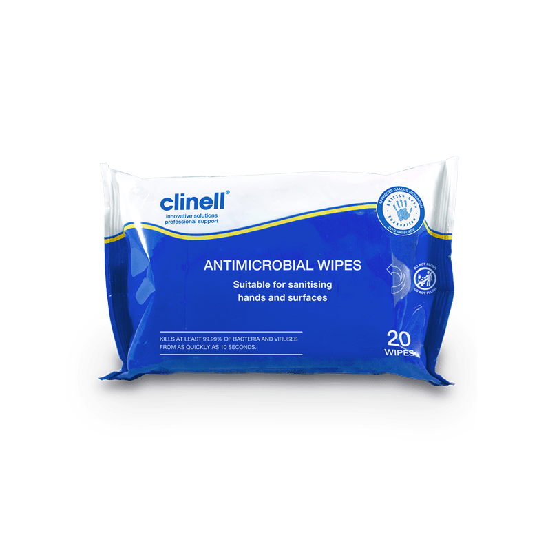 Clinell Antimicrobial Hand Wipes