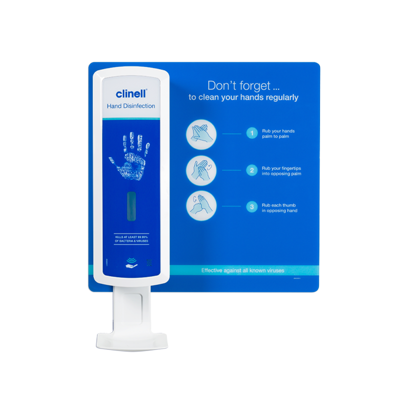 Touch-free Hand Disinfection Backboard-CHDNBBM-wbst
