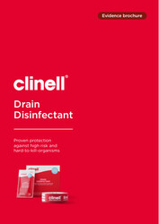 Drain Disinfectant A4 Portrait Evidence Brochure